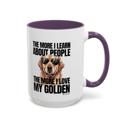 Golden Retriever Love Coffee Mug - Funny Dog Mug, Pet Owner Gift, Personalized Mug, Animal Lover Gift, Birthday Gift