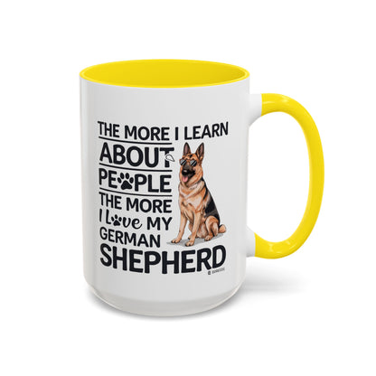German Shepherd Love Coffee Mug, Dog Lover Gift, Pet Owner Mug, Birthday Gift, Animal Lover, Personalized Mug