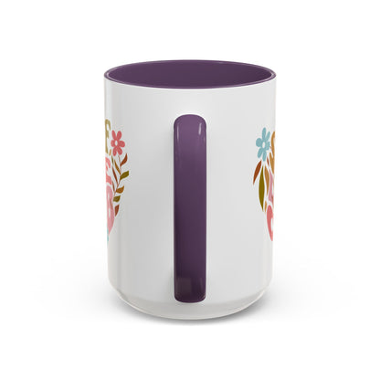 Self Love Club Coffee Mug - Empowering Floral Design, Great for Gifts, Self-Care, Friends, Motivational Mugs