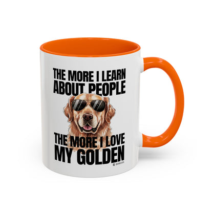 Golden Retriever Love Coffee Mug - Funny Dog Mug, Pet Owner Gift, Personalized Mug, Animal Lover Gift, Birthday Gift