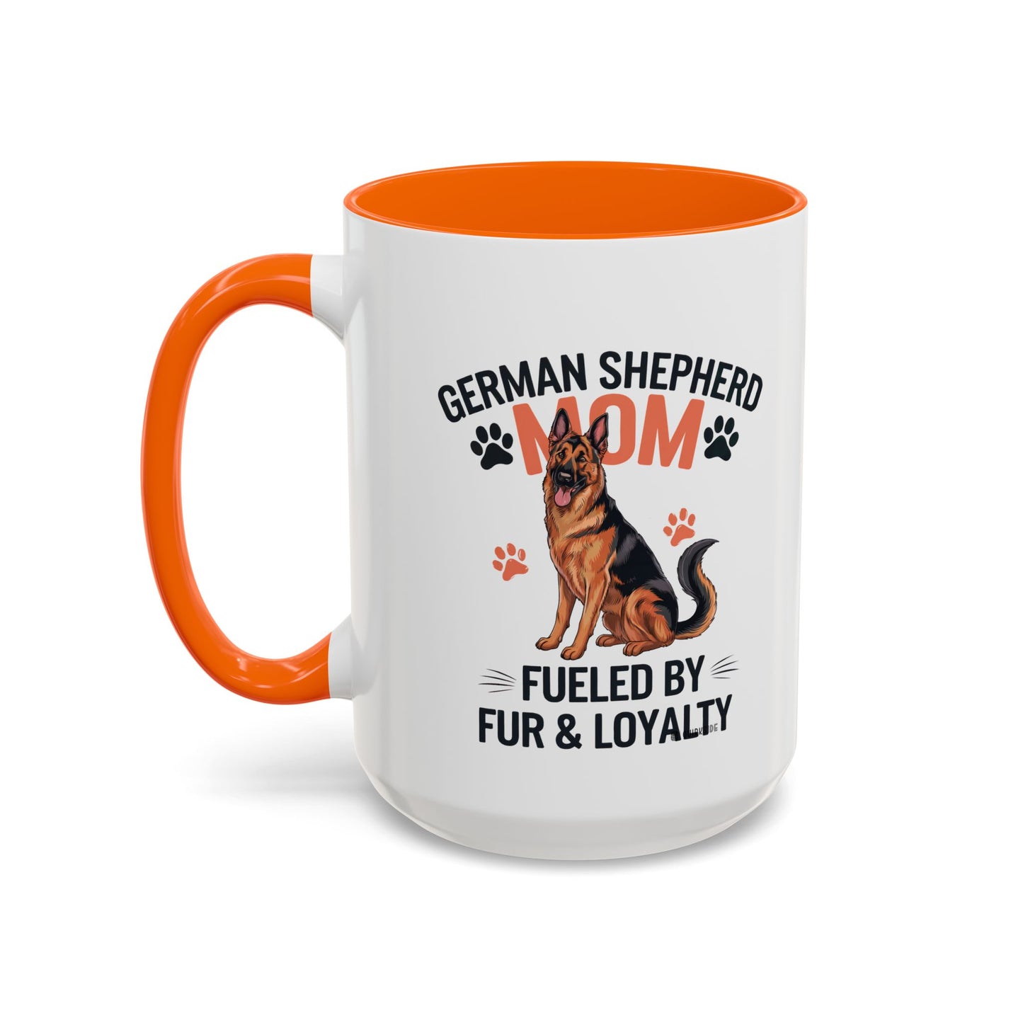 German Shepherd Mom Accent Coffee Mug: Perfect Gift for Dog Lovers, Pet Owners, Dog Enthusiasts, Animal Lovers