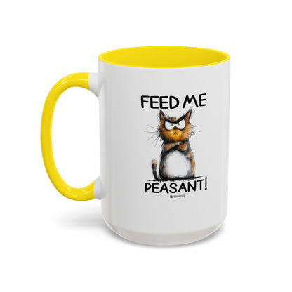 Sassy Cat Accent Coffee Mug | Funny Gift for Cat Lovers | Cute Home Coffee Mug | Unique Cat Mom Present | 11oz & 15oz Available