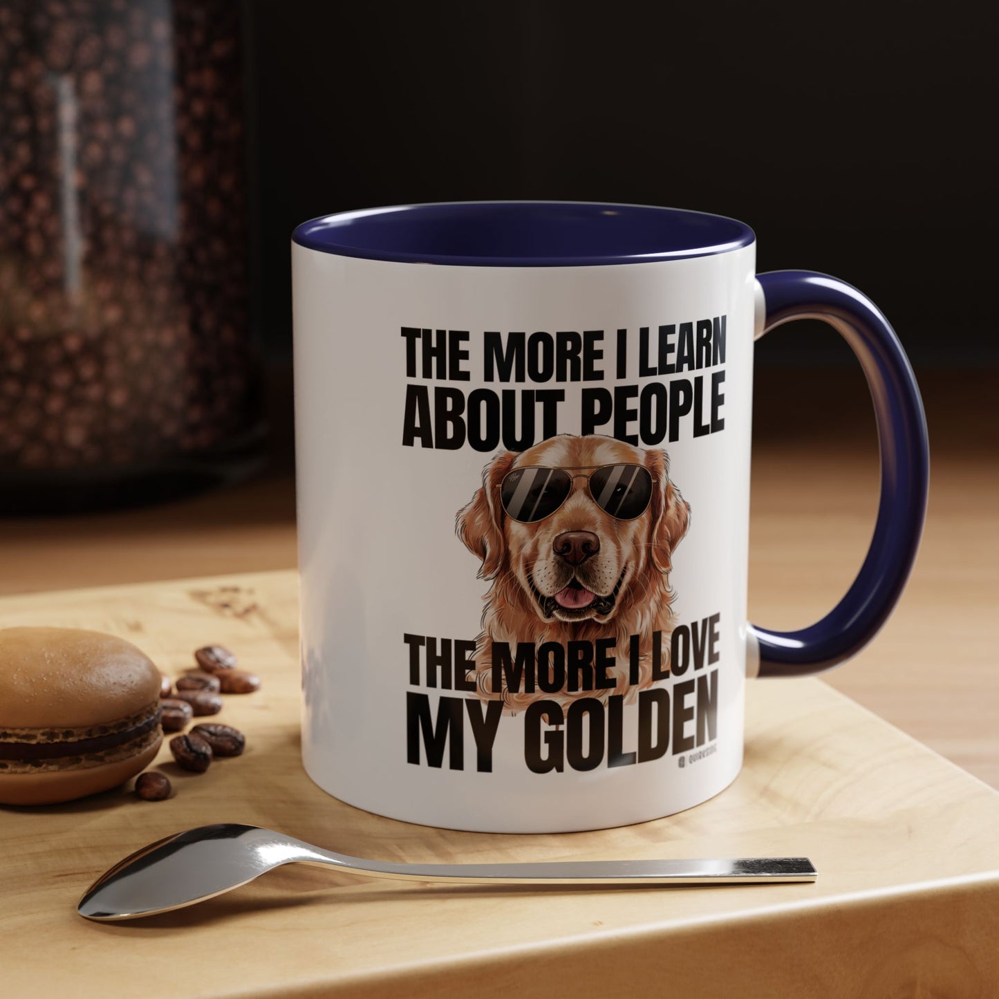 Golden Retriever Love Coffee Mug - Funny Dog Mug, Pet Owner Gift, Personalized Mug, Animal Lover Gift, Birthday Gift