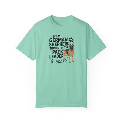 German Shepherd Dog Lover Unisex Garment-Dyed T-shirt, Parent Gift, Funny Dog Tee, Dog Mom Shirt, Gift for Dog Lovers