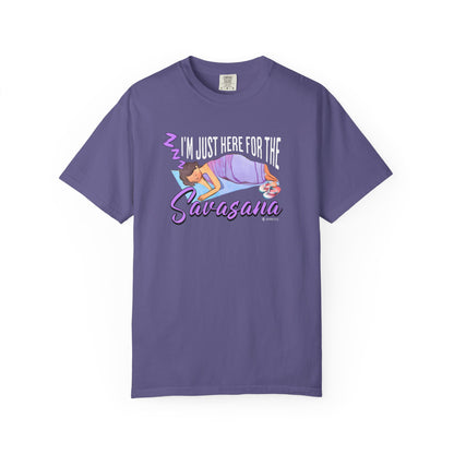 Yoga Lover Unisex Garment-Dyed T-shirt, Funny Quote Tee, Meditation Shirt, Relaxation Top, Namaste Apparel
