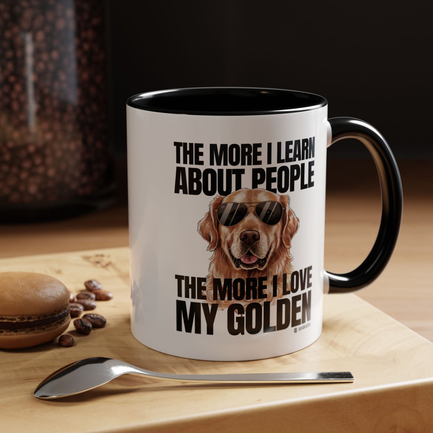 Golden Retriever Love Coffee Mug - Funny Dog Mug, Pet Owner Gift, Personalized Mug, Animal Lover Gift, Birthday Gift