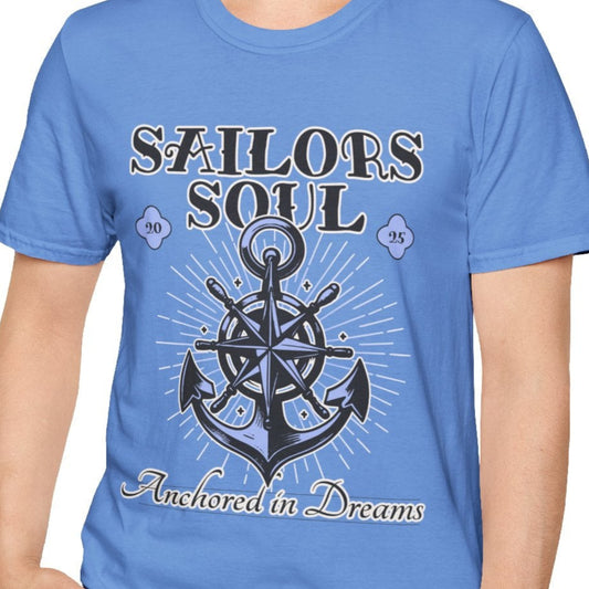 Sail Away T-Shirt, Nautical Tee, Boating Shirt, Sailing Apparel, Ocean Lover Gift - Quirkside Creations