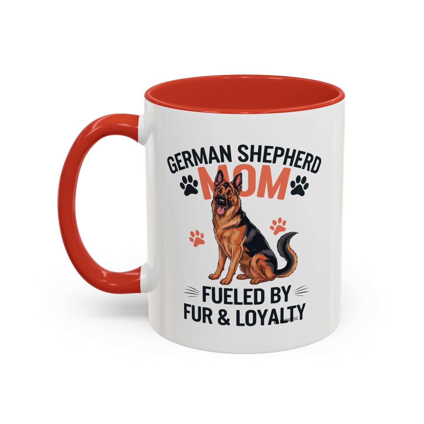 German Shepherd Mom Accent Coffee Mug: Perfect Gift for Dog Lovers, Pet Owners, Dog Enthusiasts, Animal Lovers