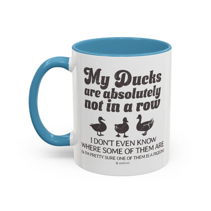 Humorous Accent Coffee Mug, Gift for Duck Lovers, Quirky Coffee Cup for Home or Office, Fun Mug for Birthdays, Funny Office Gift