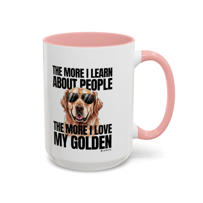 Golden Retriever Love Coffee Mug - Funny Dog Mug, Pet Owner Gift, Personalized Mug, Animal Lover Gift, Birthday Gift