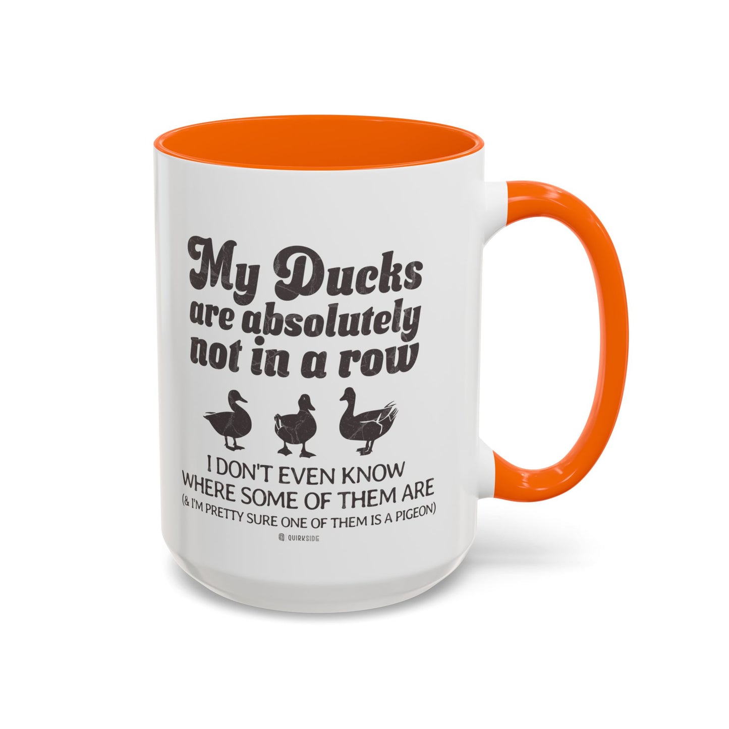 Humorous Accent Coffee Mug, Gift for Duck Lovers, Quirky Coffee Cup for Home or Office, Fun Mug for Birthdays, Funny Office Gift
