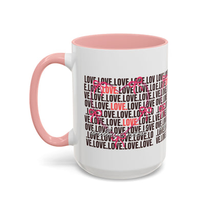 Romantic Love Coffee Mug - Perfect Gift for Anniversary, Valentine's Day, Wedding, Love-Themed Decor, Ceramic Drinkware
