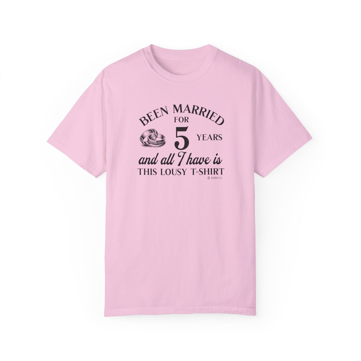 Hilarious Marriage Celebration T-shirt, Customizable Unisex Tee for Anniversary, Funny Gift, Humor Shirt, Wicked Sense of Humor Top - Quirkside Creations