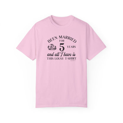 Hilarious Marriage Celebration T-shirt, Customizable Unisex Tee for Anniversary, Funny Gift, Humor Shirt, Wicked Sense of Humor Top - Quirkside Creations