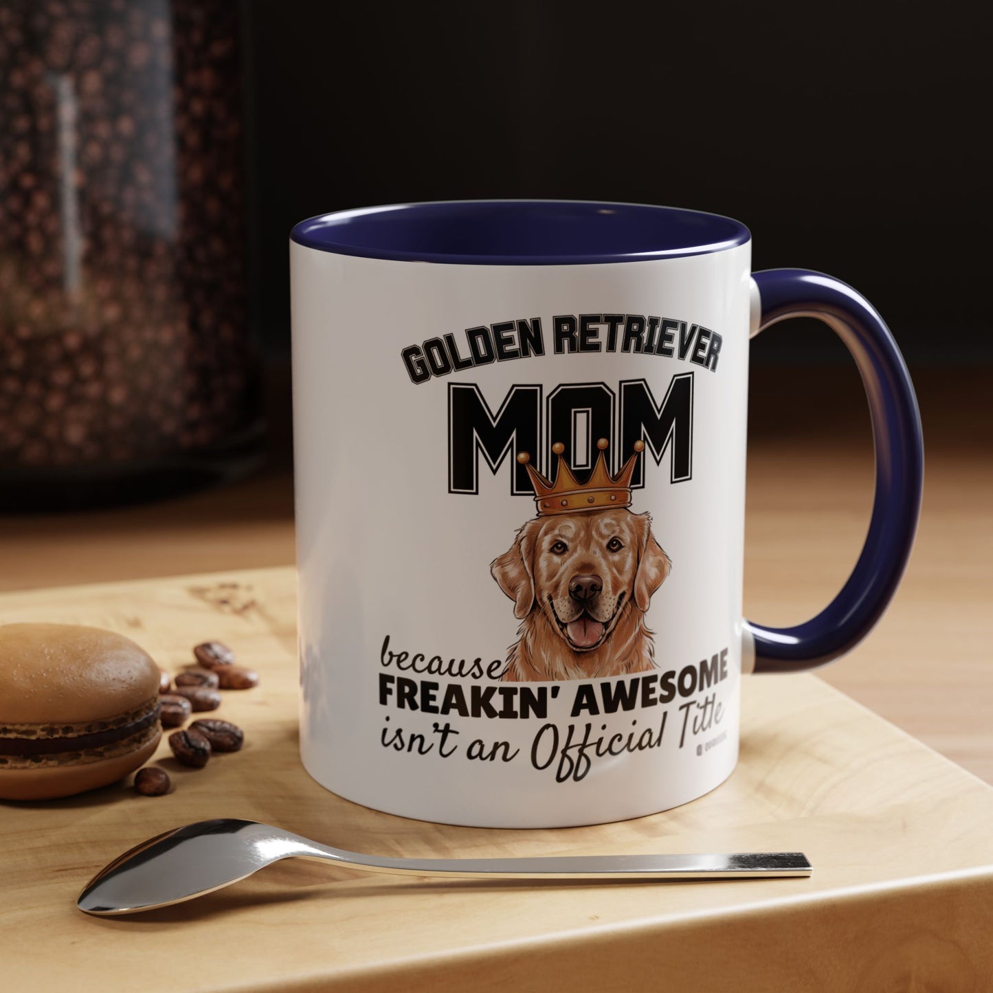 Golden Retriever Mom Coffee Mug - Perfect Gift for Dog Lovers, Pet Owners, Birthday, Mother's Day, Funny Dog Mom Mug