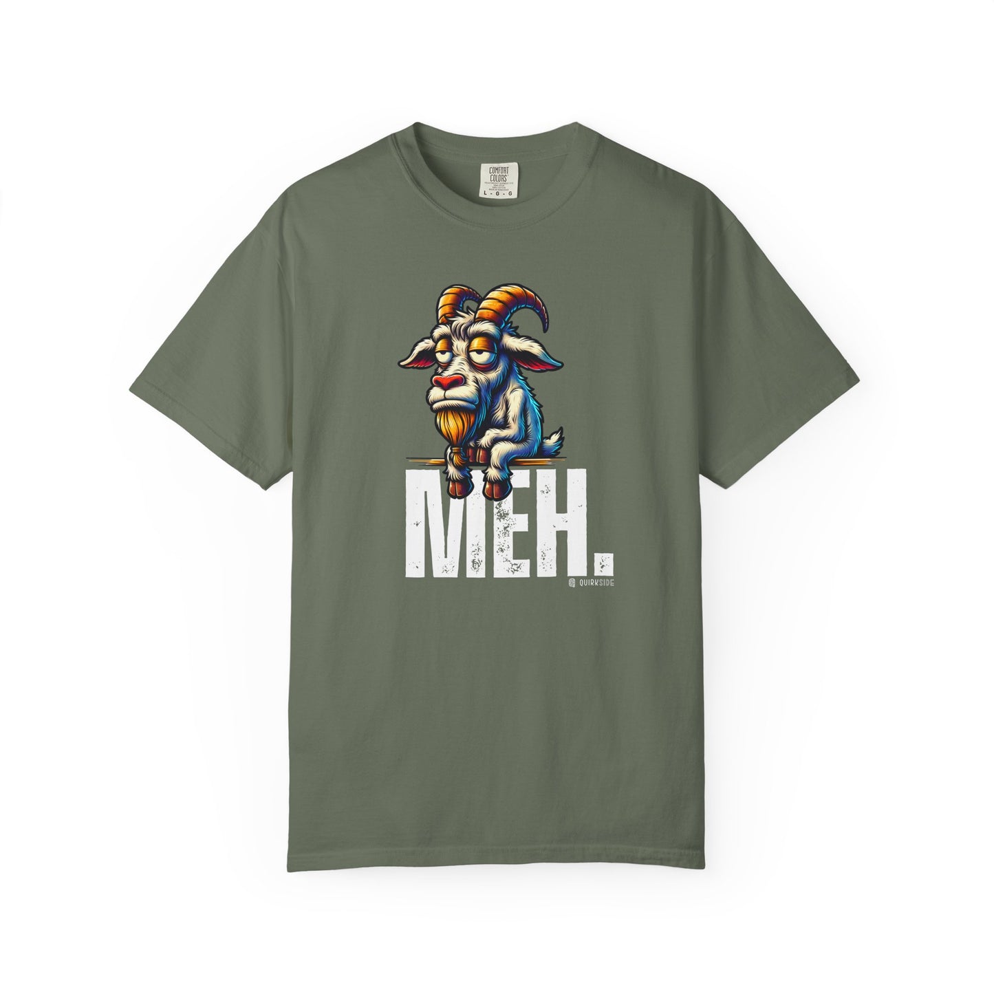 Funny Goat Boredom Unisex T-shirt, Sarcastic Animal Graphic Tee, Comical Farmyard Top, Humorous Goat Lover Gift, Vintage Style Shirt