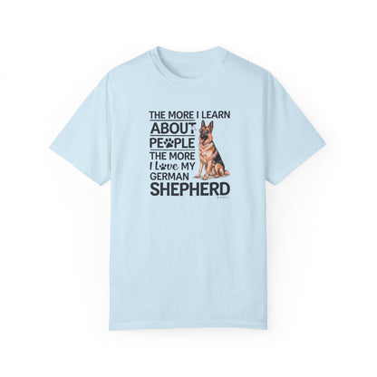 German Shepherd Dog Lover Unisex Garment-Dyed T-shirt, Parent Gift, Funny Dog Tee, Dog Mom Shirt, Gift for Dog Lovers