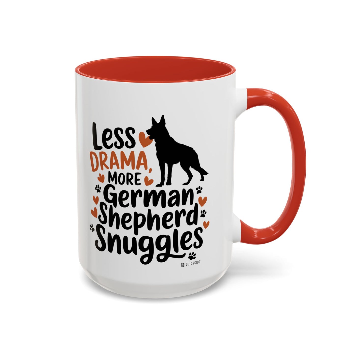 German Shepherd Love Mug | Accent Coffee Mug | Dog Mom Gift | Pet Owner Gift | Animal Lover Coffee Mug | Funny Dog Mug