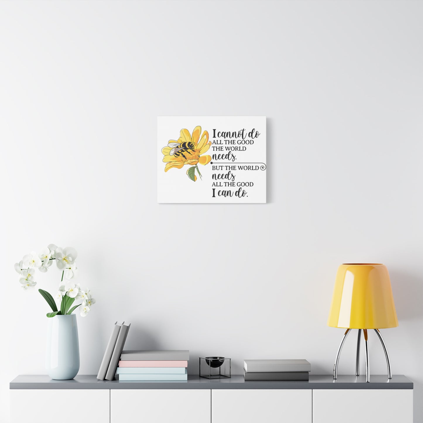 Inspirational Bee Art Canvas Print, Perfect for Home Decor, Gift for Nature Lovers, Empowering Quote Wall Art, Bee Lover Decor, [...]