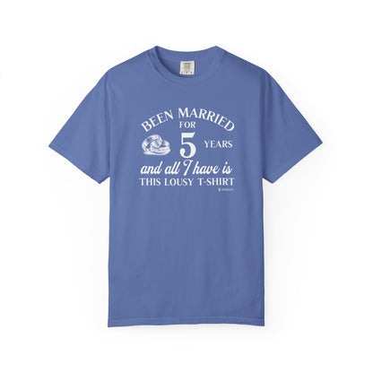 Hilarious Marriage Celebration T-shirt, Customizable Unisex Tee for Anniversary, Funny Gift, Humor Shirt, Wicked Sense of Humor Top
