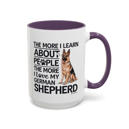 German Shepherd Love Coffee Mug, Dog Lover Gift, Pet Owner Mug, Birthday Gift, Animal Lover, Personalized Mug