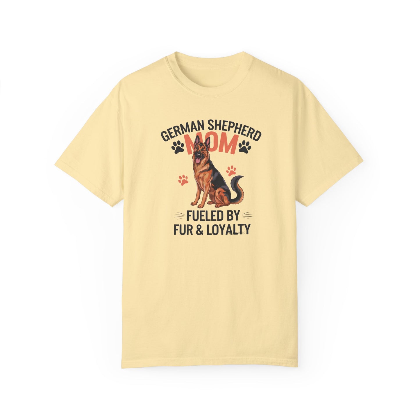German Shepherd Dog Lover Unisex Garment-Dyed T-shirt, Parent Gift, Funny Dog Tee, Dog Mom Shirt, Gift for Dog Lovers