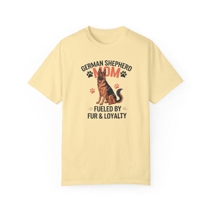 German Shepherd Dog Lover Unisex Garment-Dyed T-shirt, Parent Gift, Funny Dog Tee, Dog Mom Shirt, Gift for Dog Lovers