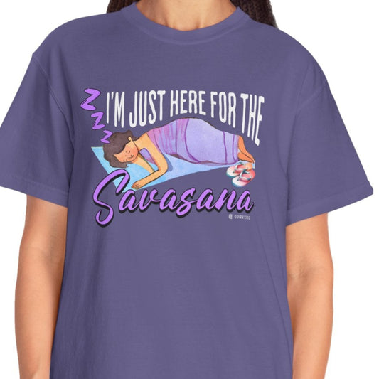Yoga Lover Unisex Garment-Dyed T-shirt, Funny Quote Tee, Meditation Shirt, Relaxation Top, Namaste Apparel