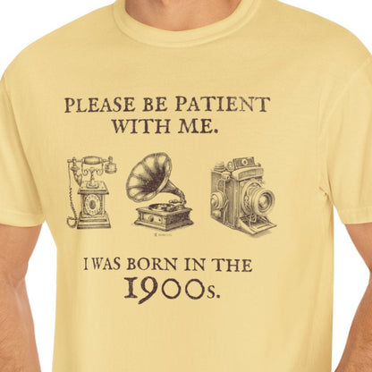 Sarcastic Millenial Unisex T-shirt, Funny Please Be Patient Tee, Humorous Gen Y Shirt, Vintage Birth Year Quote Top, Retro Cotton Blend