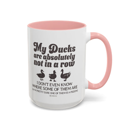 Humorous Accent Coffee Mug, Gift for Duck Lovers, Quirky Coffee Cup for Home or Office, Fun Mug for Birthdays, Funny Office Gift