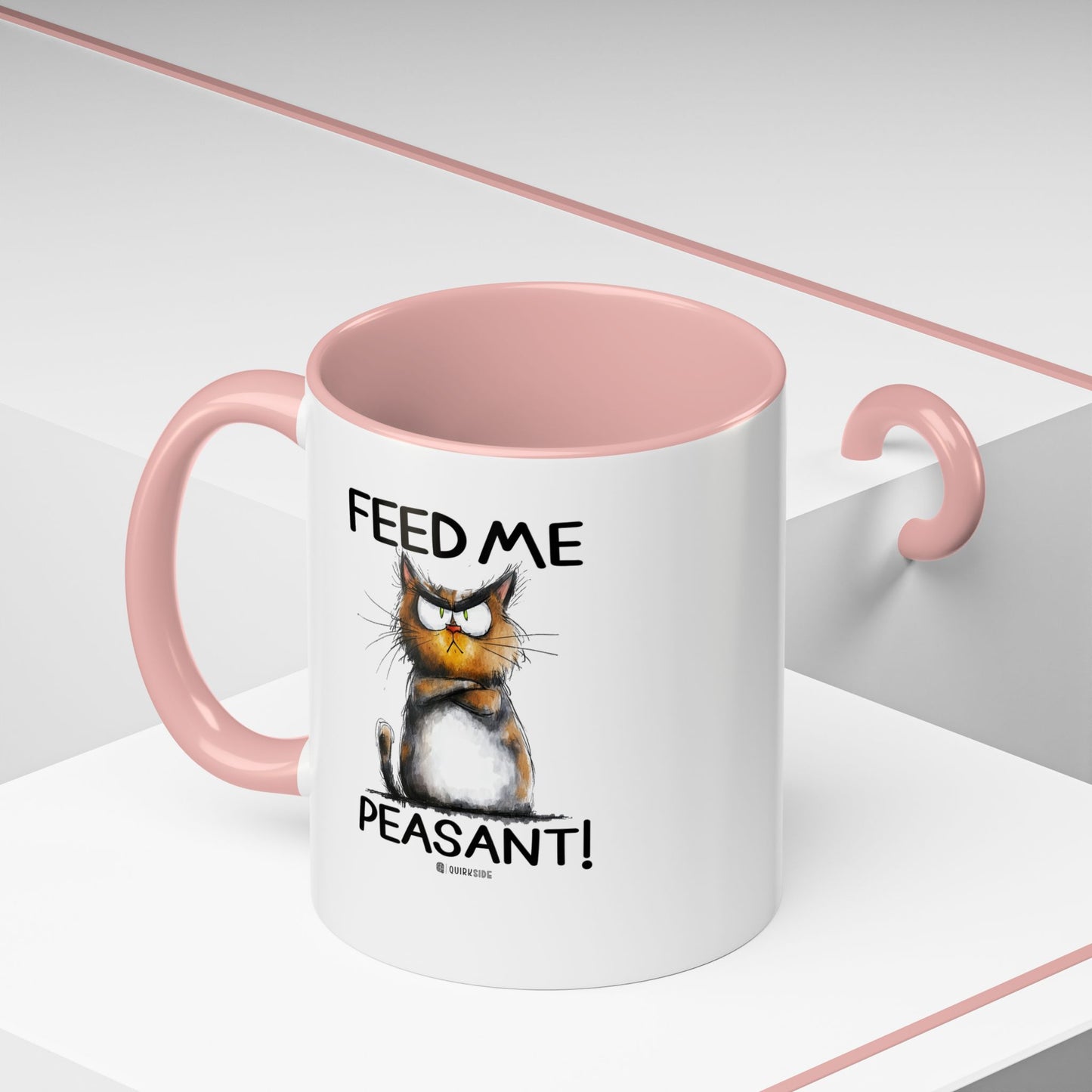 Sassy Cat Accent Coffee Mug | Funny Gift for Cat Lovers | Cute Home Coffee Mug | Unique Cat Mom Present | 11oz & 15oz Available