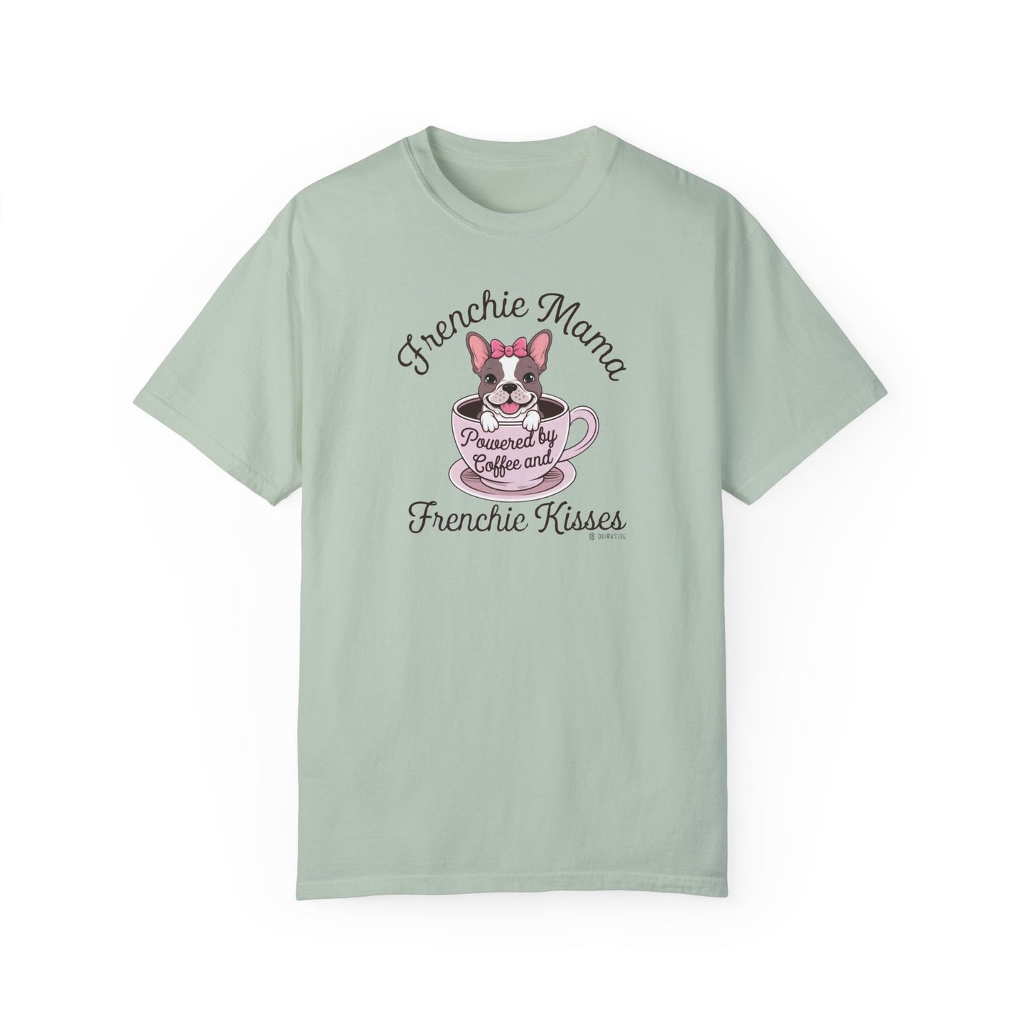 French Bulldog Lover Unisex Garment-Dyed T-shirt, Dog Parent Tee, Cute Bulldog Shirt, Pet Lover Top, Animal Graphic Tee