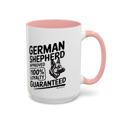 German Shepherd Lover Coffee Mug, Dog Owner Gift, Animal Lover Mug, Pet Parent Gift, Loyalty Guaranteed Mug