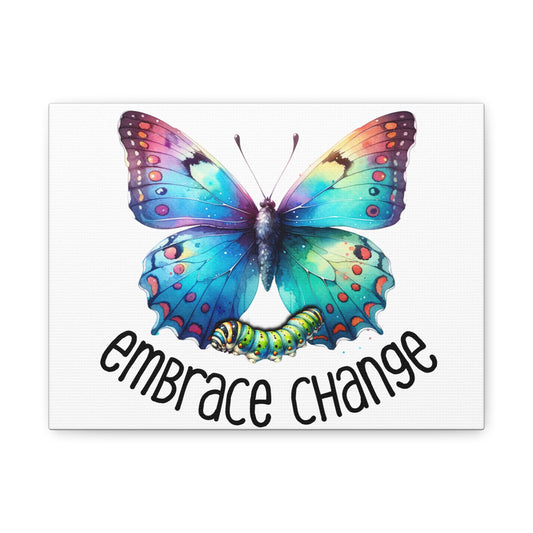 Colorful Butterfly Wall Art - Embrace Change, Inspirational Home Decor, Butterfly Canvas Print, Nature Motivational Artwork, Gift for [...]