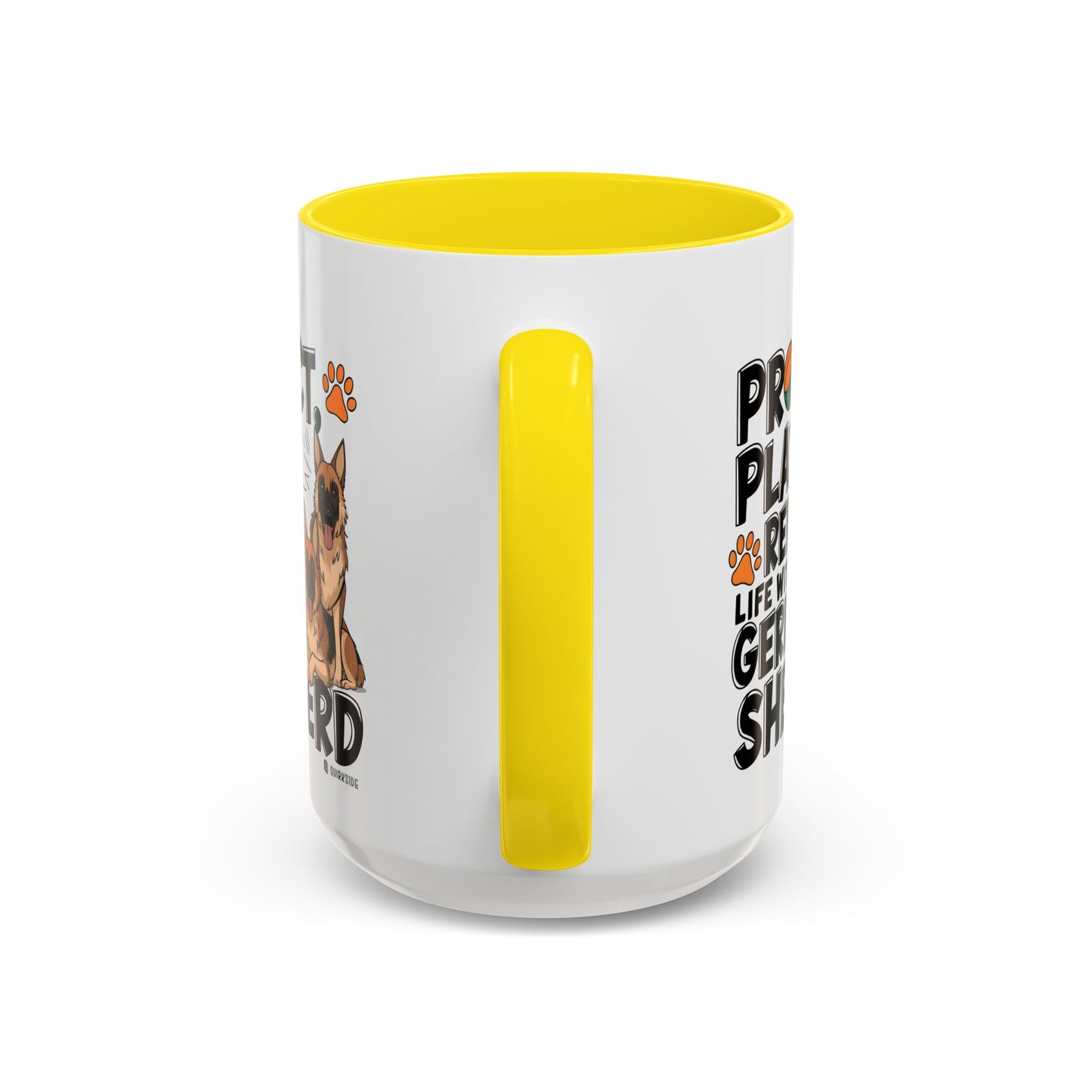 German Shepherd Lover's Accent Coffee Mug - Perfect Gift for Dog Owners, Pet Lovers, Birthdays, Holidays, Home Decor