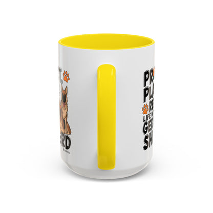 German Shepherd Lover's Accent Coffee Mug - Perfect Gift for Dog Owners, Pet Lovers, Birthdays, Holidays, Home Decor
