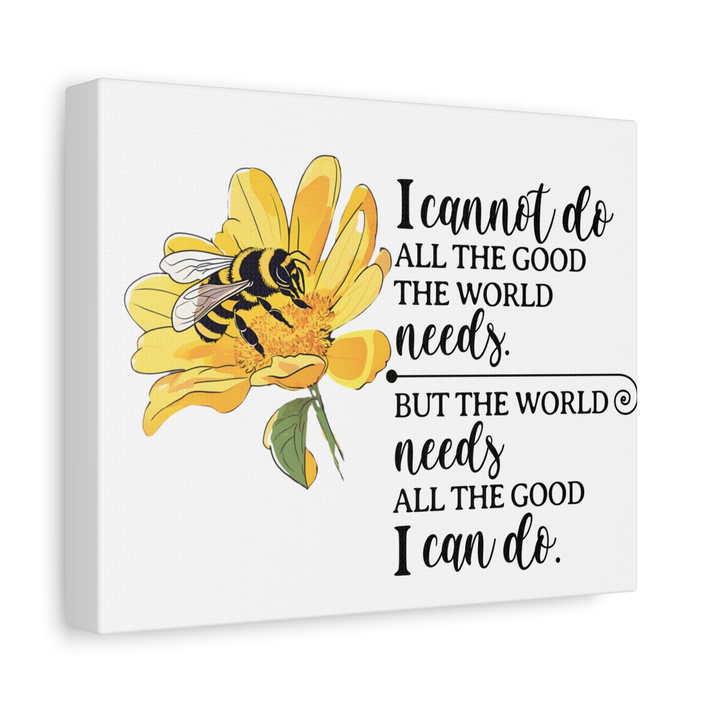 Inspirational Bee Art Canvas Print, Perfect for Home Decor, Gift for Nature Lovers, Empowering Quote Wall Art, Bee Lover Decor, [...]