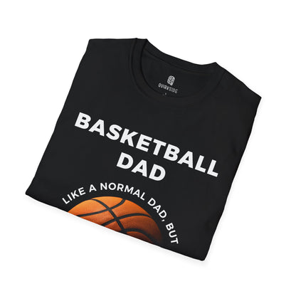 Basketball Dads Unisex Softstyle T-Shirt, Sports Dad Tee, Father's Day Gift, Cool Dad Shirt, Funny Dad Graphic Tee - Quirkside Creations