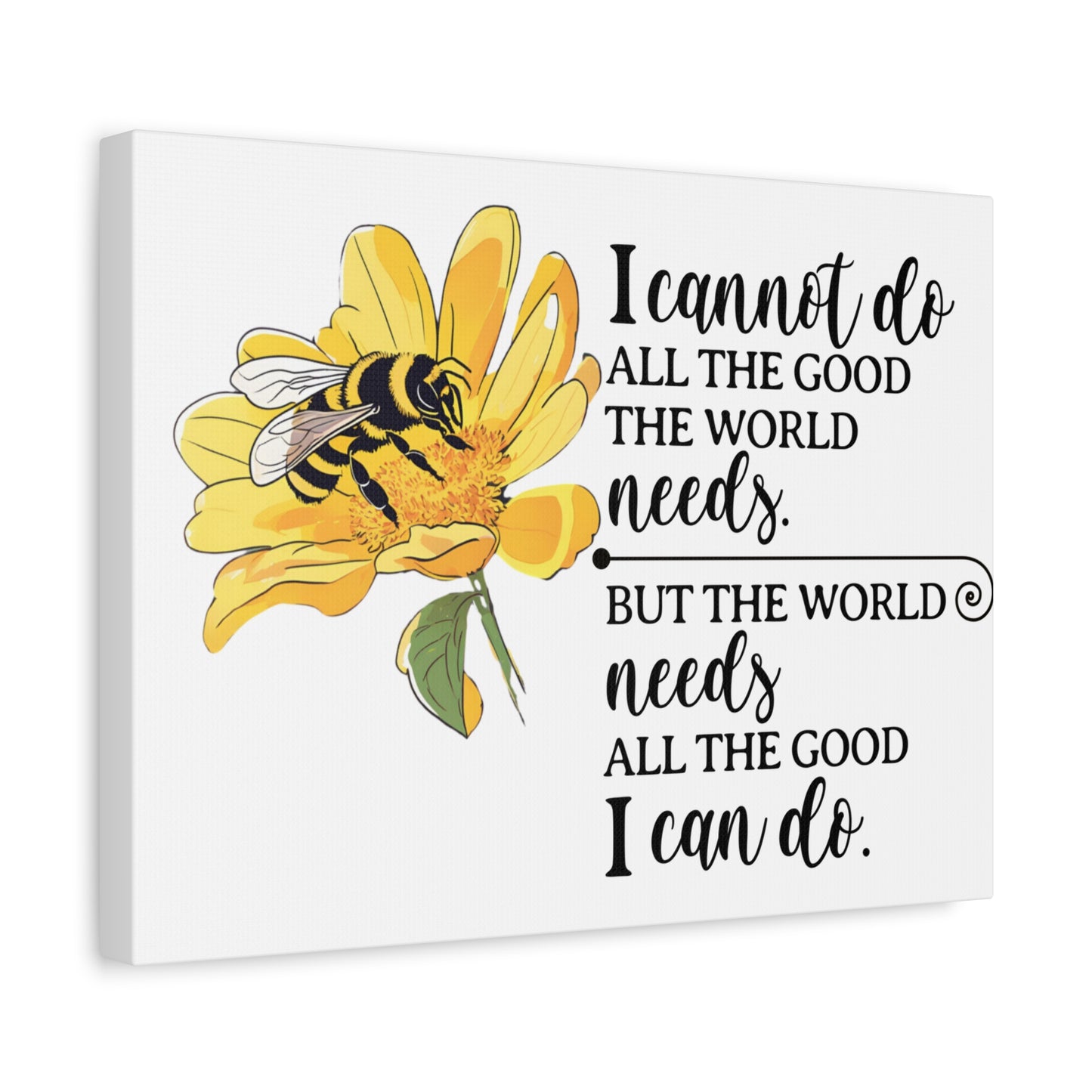 Inspirational Bee Art Canvas Print, Perfect for Home Decor, Gift for Nature Lovers, Empowering Quote Wall Art, Bee Lover Decor, [...]