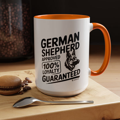 German Shepherd Lover Coffee Mug, Dog Owner Gift, Animal Lover Mug, Pet Parent Gift, Loyalty Guaranteed Mug