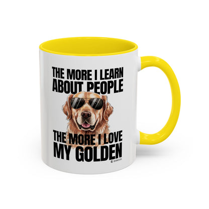 Golden Retriever Love Coffee Mug - Funny Dog Mug, Pet Owner Gift, Personalized Mug, Animal Lover Gift, Birthday Gift