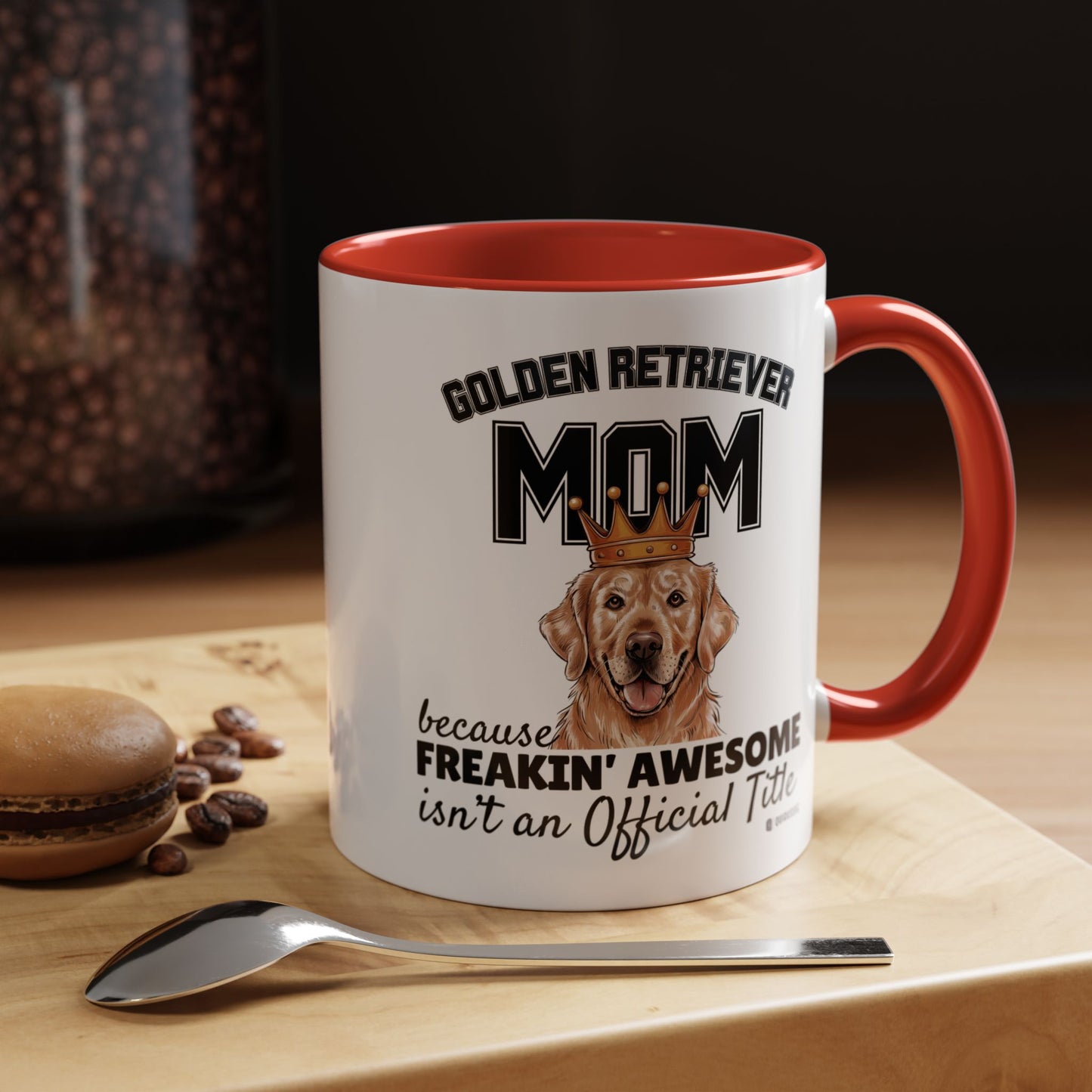 Golden Retriever Mom Coffee Mug - Perfect Gift for Dog Lovers, Pet Owners, Birthday, Mother's Day, Funny Dog Mom Mug