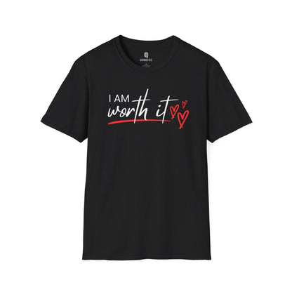 Inspirational Self-Worth Unisex T-Shirt, Self-Confidence Tee, Motivational Shirt, Empowering Graphic Top, Positive Quote Apparel - Quirkside Creations