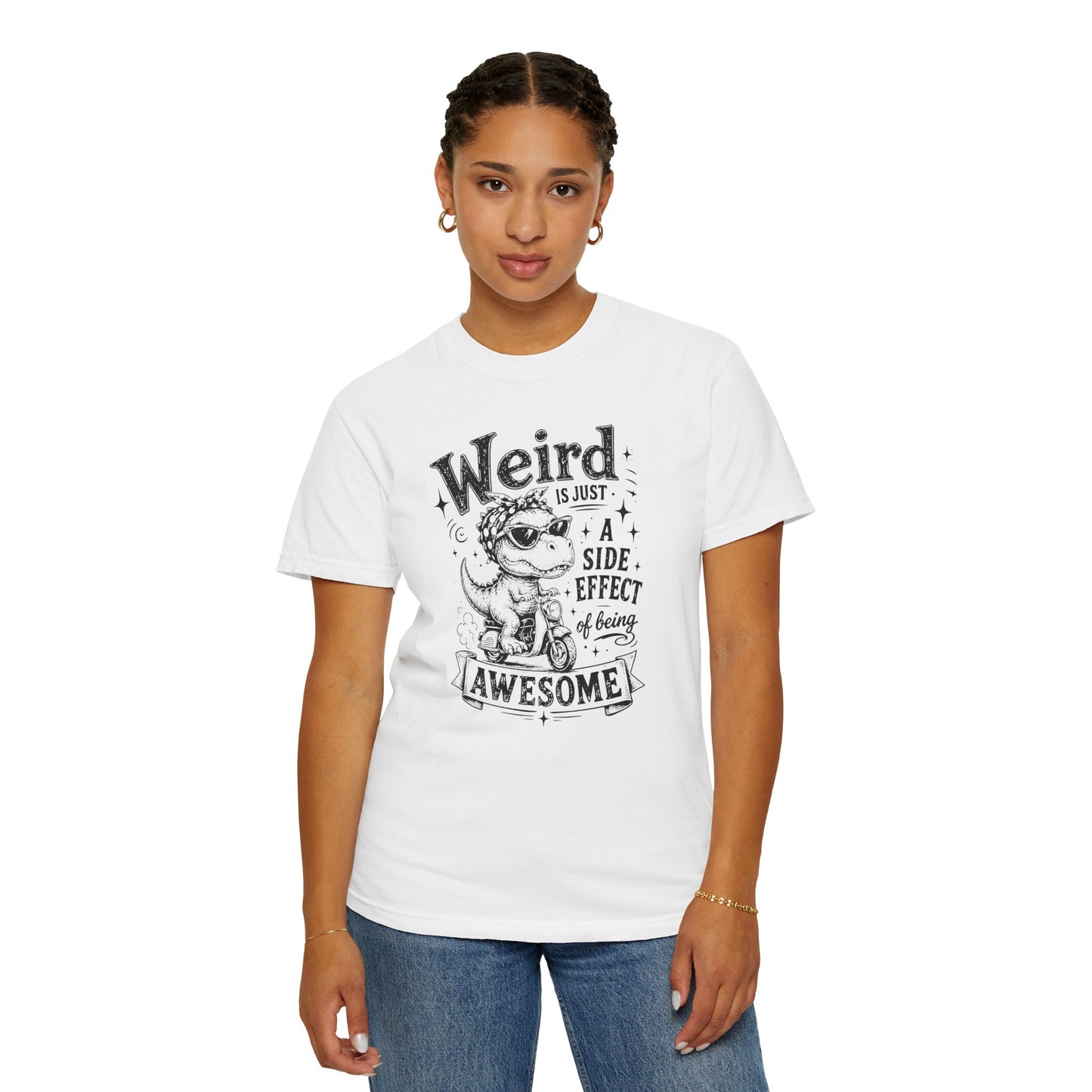 Weird = Awesome T-Shirt — Funny Glowing Recommendation Tee