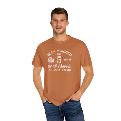 Hilarious Marriage Celebration T-shirt, Customizable Unisex Tee for Anniversary, Funny Gift, Humor Shirt, Wicked Sense of Humor Top