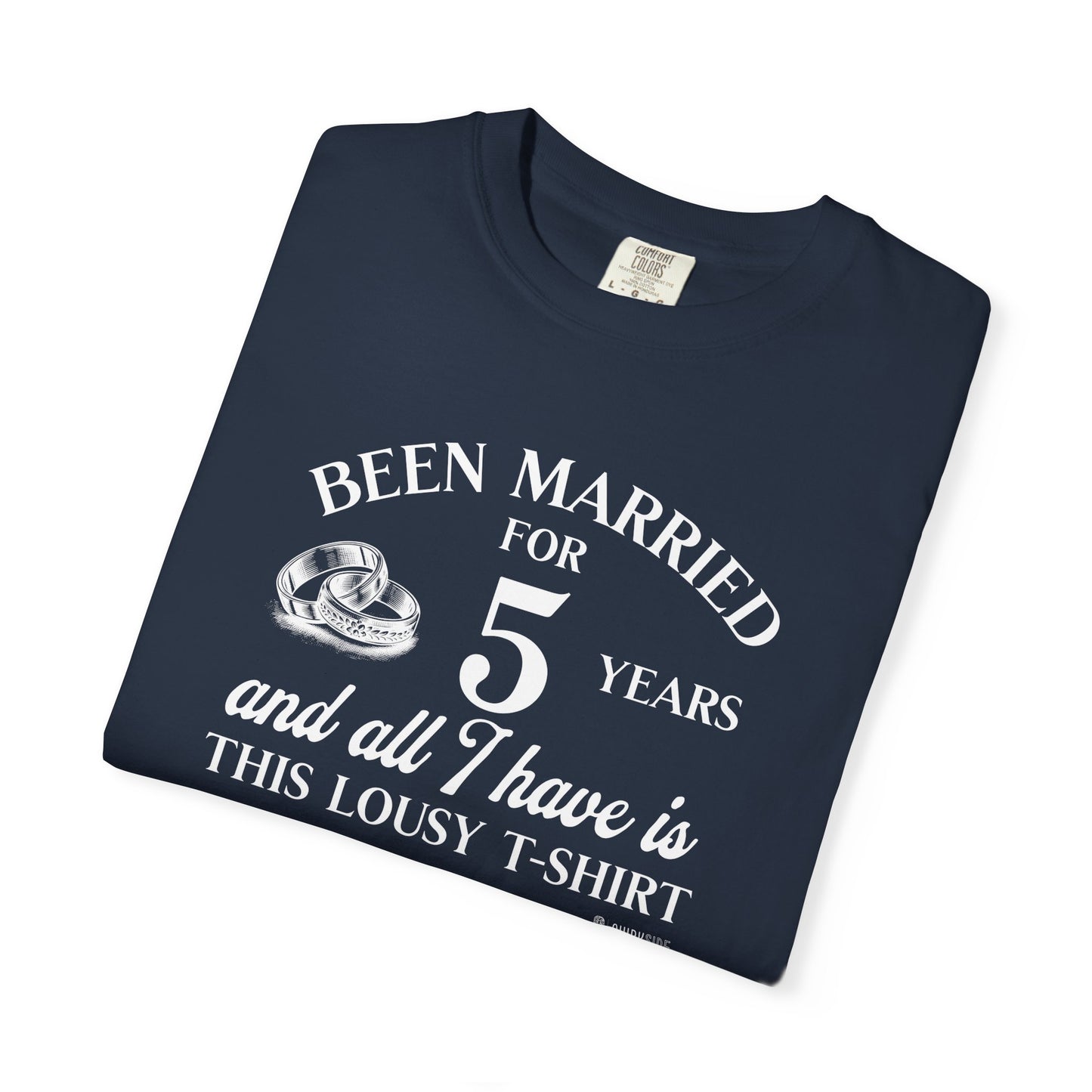Hilarious Marriage Celebration T-shirt, Customizable Unisex Tee for Anniversary, Funny Gift, Humor Shirt, Wicked Sense of Humor Top