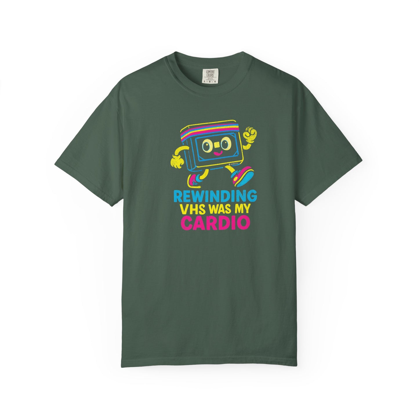 Retro VHS Cardio Unisex T-Shirt, Vintage Fitness Tee, Funny Gift, 80s Nostalgia Apparel, Movie Buff Shirt
