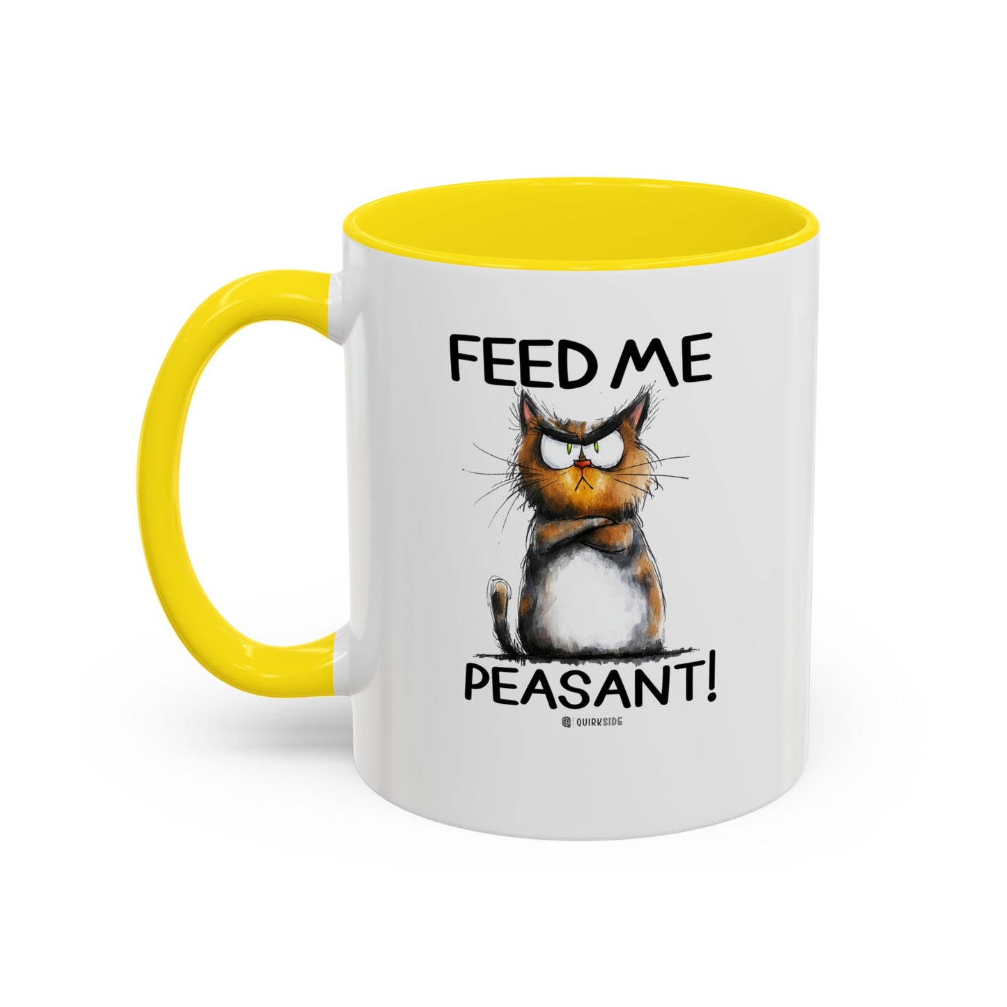Sassy Cat Accent Coffee Mug | Funny Gift for Cat Lovers | Cute Home Coffee Mug | Unique Cat Mom Present | 11oz & 15oz Available