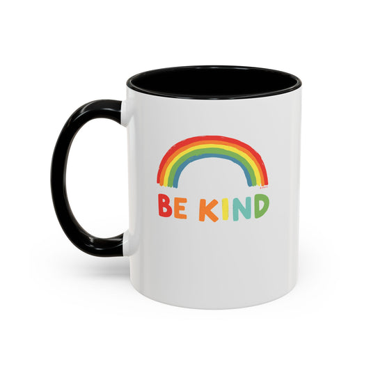 Rainbow Land Accent Coffee Mug - Fun Gift for Coffee Lovers, Home Decor, Birthday, Rainbow Aesthetic, Colorful Mug