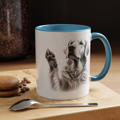 Elegant Pet Lover's Coffee Mug with Adorable Paw Prints, Dog Lover Gift, Customizable Ceramic Mug, Perfect for Pet Lovers, Home & [...]